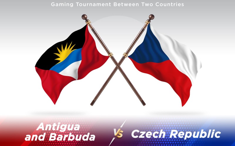Download Иллюстрация "Antigua versus Czech Republic Two Countries Flags - Illustration" / Antigua versus Czech Republic Two Countries Flags - Illustration - Иллюстрация на тему графика national,patriotic,europe,asia,republic,map,flag,country,cartography,geography,nation,illustration,graphic,vector,state,world,isolated,symbol,border,icon