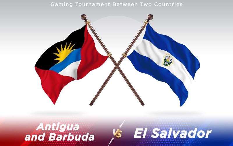Download Иллюстрация "Antigua versus El Salvador Two Countries Flags - Illustration" / Antigua versus El Salvador Two Countries Flags - Illustration - Иллюстрация на тему графика national,patriotic,europe,asia,republic,map,flag,country,cartography,geography,nation,illustration,graphic,vector,state,world,isolated,symbol,border,icon