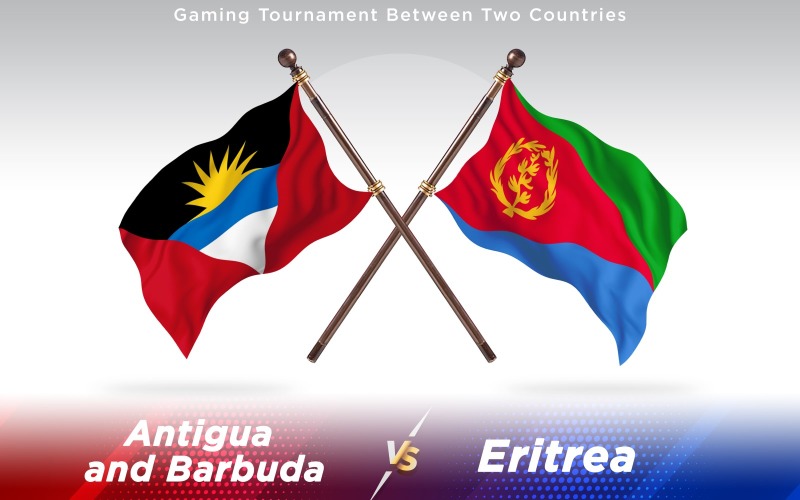 Download Иллюстрация "Antigua versus Eritrea Two Countries Flags - Illustration" / Antigua versus Eritrea Two Countries Flags - Illustration - Иллюстрация на тему графика national,patriotic,europe,asia,republic,map,flag,country,cartography,geography,nation,illustration,graphic,vector,state,world,isolated,symbol,border,icon