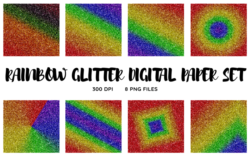 Download Background "Rainbow Digital Paper Set, Coloured Graphics Background" / Rainbow Digital Paper Set, Coloured Graphics Background - Background на тему графика digital paper set,rainbow,glitter,graphics,backgrounds,red,orange,yellow,blue,green,purple,colourful,coloured,scrapbooking,patterns,cards,holidays,designs