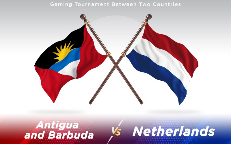 Download Иллюстрация "Antigua versus Netherlands Two Countries Flags - Illustration" / Antigua versus Netherlands Two Countries Flags - Illustration - Иллюстрация на тему графика national,patriotic,europe,asia,republic,map,flag,country,cartography,geography,nation,illustration,graphic,vector,state,world,isolated,symbol,border,icon
