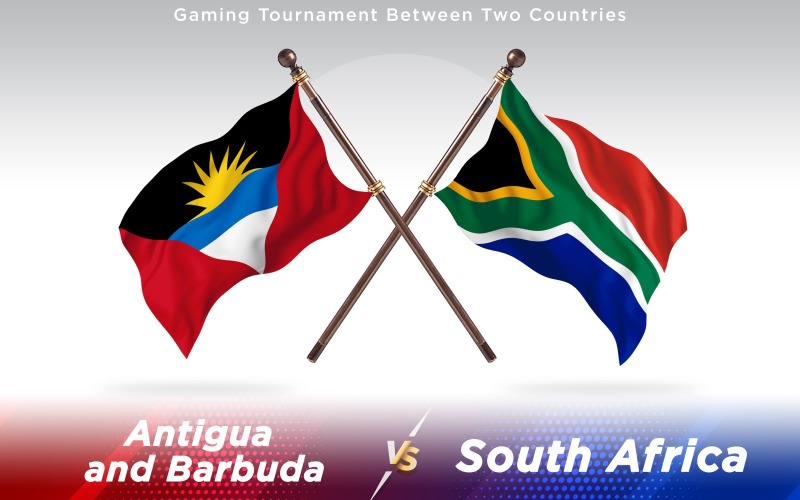 Download Иллюстрация "Antigua versus South Africa Two Countries Flags - Illustration" / Antigua versus South Africa Two Countries Flags - Illustration - Иллюстрация на тему графика national,patriotic,europe,asia,republic,map,flag,country,cartography,geography,nation,illustration,graphic,vector,state,world,isolated,symbol,border,icon