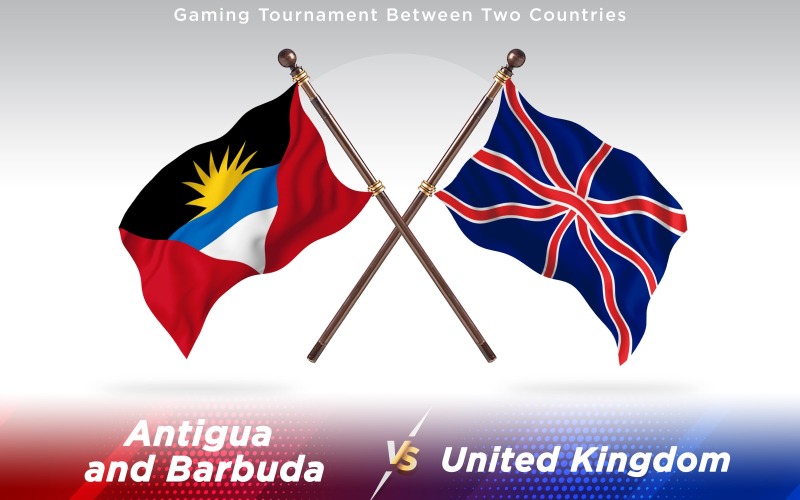 Download Иллюстрация "Antigua versus United Kingdom Two Countries Flags - Illustration" / Antigua versus United Kingdom Two Countries Flags - Illustration - Иллюстрация на тему графика national,patriotic,europe,asia,republic,map,flag,country,cartography,geography,nation,illustration,graphic,vector,state,world,isolated,symbol,border,icon