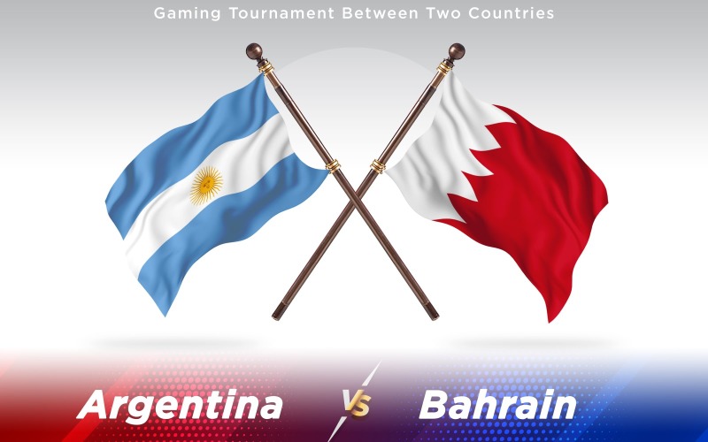 Download Иллюстрация "Argentina versus Bahrain Two Countries Flags - Illustration" / Argentina versus Bahrain Two Countries Flags - Illustration - Иллюстрация на тему графика national,patriotic,europe,asia,republic,map,flag,country,cartography,geography,nation,illustration,graphic,vector,state,world,isolated,symbol,border,icon