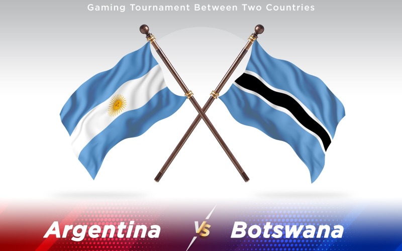 Download Иллюстрация "Argentina versus Botswana Two Countries Flags - Illustration" / Argentina versus Botswana Two Countries Flags - Illustration - Иллюстрация на тему графика national,patriotic,europe,asia,republic,map,flag,country,cartography,geography,nation,illustration,graphic,vector,state,world,isolated,symbol,border,icon