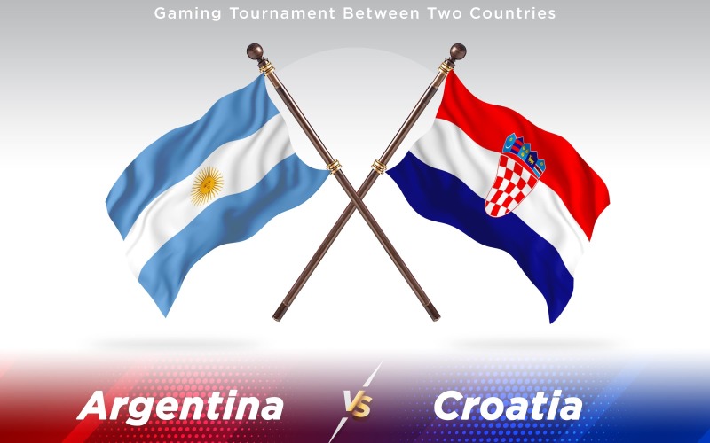 Download Иллюстрация "Argentina versus Croatia Two Countries Flags - Illustration" / Argentina versus Croatia Two Countries Flags - Illustration - Иллюстрация на тему графика national,patriotic,europe,asia,republic,map,flag,country,cartography,geography,nation,illustration,graphic,vector,state,world,isolated,symbol,border,icon