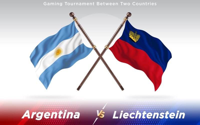 Download Иллюстрация "Argentina versus Liechtenstein Two Countries Flags - Illustration" / Argentina versus Liechtenstein Two Countries Flags - Illustration - Иллюстрация на тему графика national,patriotic,europe,asia,republic,map,flag,country,cartography,geography,nation,illustration,graphic,vector,state,world,isolated,symbol,border,icon