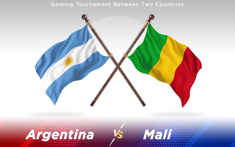 Download Иллюстрация "Argentina versus Mali Two Countries Flags - Illustration" / Argentina versus Mali Two Countries Flags - Illustration - Иллюстрация на тему графика national,patriotic,europe,asia,republic,map,flag,country,cartography,geography,nation,illustration,graphic,vector,state,world,isolated,symbol,border,icon