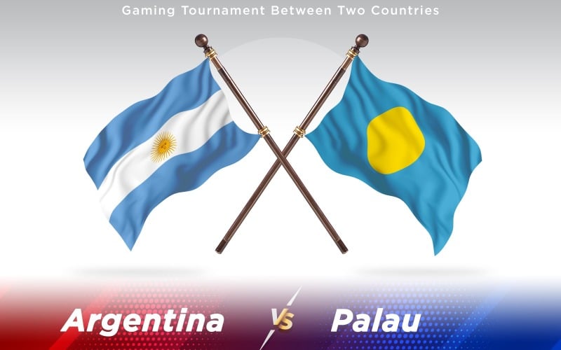 Download Иллюстрация "Argentina versus Palau Two Countries Flags - Illustration" / Argentina versus Palau Two Countries Flags - Illustration - Иллюстрация на тему графика national,patriotic,europe,asia,republic,map,flag,country,cartography,geography,nation,illustration,graphic,vector,state,world,isolated,symbol,border,icon