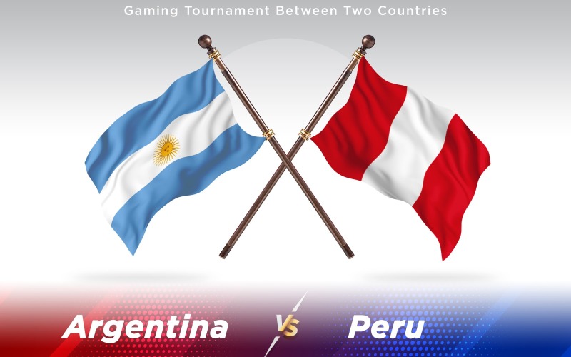 Download Иллюстрация "Argentina versus Peru Two Countries Flags - Illustration" / Argentina versus Peru Two Countries Flags - Illustration - Иллюстрация на тему графика national,patriotic,europe,asia,republic,map,flag,country,cartography,geography,nation,illustration,graphic,vector,state,world,isolated,symbol,border,icon