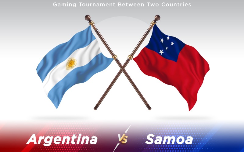 Download Иллюстрация "Argentina versus Samoa Two Countries Flags - Illustration" / Argentina versus Samoa Two Countries Flags - Illustration - Иллюстрация на тему графика national,patriotic,europe,asia,republic,map,flag,country,cartography,geography,nation,illustration,graphic,vector,state,world,isolated,symbol,border,icon