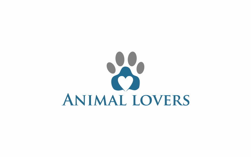 Download Шаблон логотипа "Animal Lovers Logo Template" / Animal Lovers Logo Template - Шаблон логотипа на тему графика animal,love,pet,lover,happy,cute,dog,friend,lifestyle,park,doggy,person,fun,vector,nature,background,autumn,design,cat,symbol