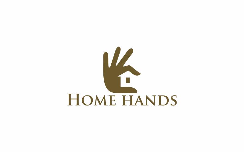 Download Шаблон логотипа "Home Hands Logo Template" / Home Hands Logo Template - Шаблон логотипа на тему графика home,house,hand,business,woman,concept,people,health,symbol,person,family,vector,design,estate,modern,technology,hand drawn,online,icon,property