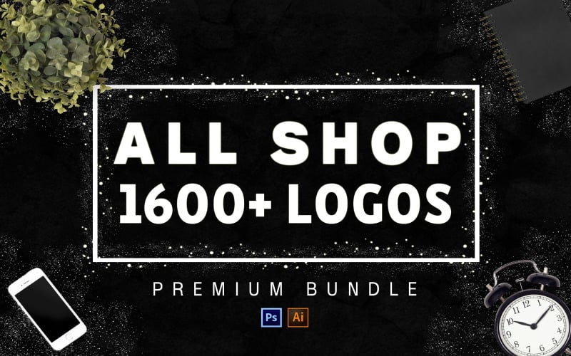 1600+ Mega Logos Bundle All Shop! Шаблоны логотипов