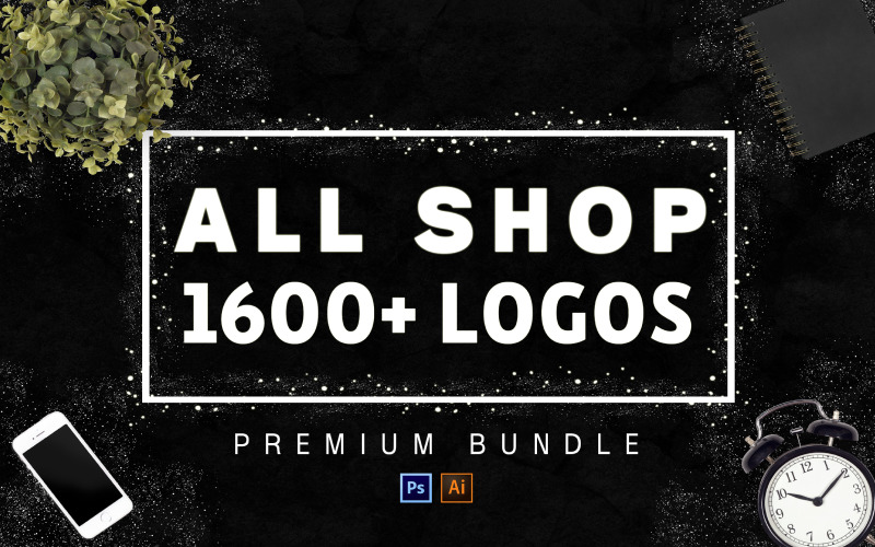 1600+ Mega-Logos-Bundle Alle Shop! Logo-Vorlagen