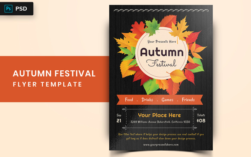 Download Фирменный стиль "Ment - Autumn Festival Flyer Design - Corporate Identity Template" / Ment - Autumn Festival Flyer Design - Corporate Identity Template - Фирменный стиль на тему графика mid,autumn,festival,flyer,fall,event,mockup,poster,banner,leaves,brochure,modern,a4,design,template