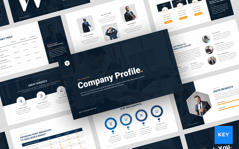 Company Profile Presentation - Keynote template