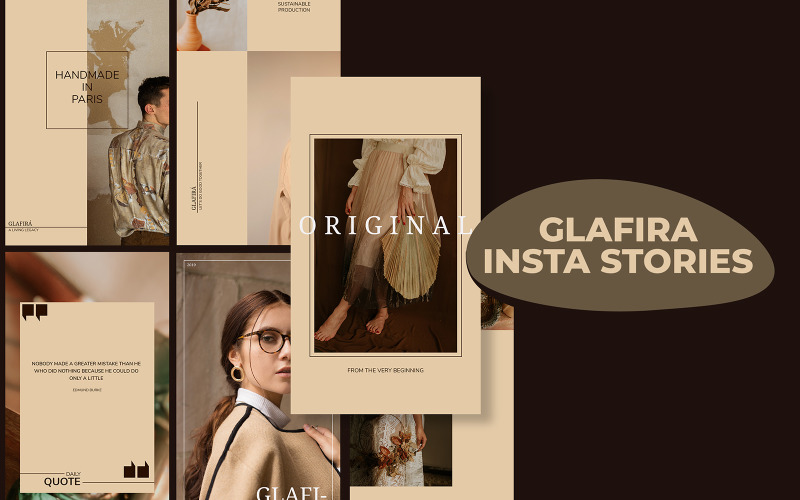 Glafira Fashion - Insta Stories Social Media Template