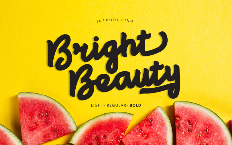 Bright Beauty Cursive Font #164485 - TemplateMonster