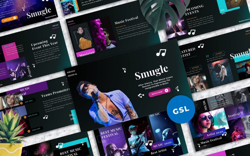 Smugle - Musicien Google Slides