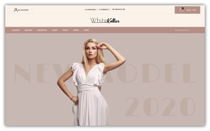 Whitekollar - Fashion Store OpenCart Template