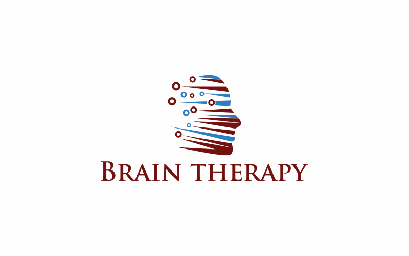 Download Шаблон логотипа "Brain Therapy Logo Template" / Brain Therapy Logo Template - Шаблон логотипа на тему графика brain,therapy,psychology,health,mental,illustration,person,vector,symbol,idea,medical,abstract,think,graphic,doctor,healthy,stress,memory,psychotherapy,man