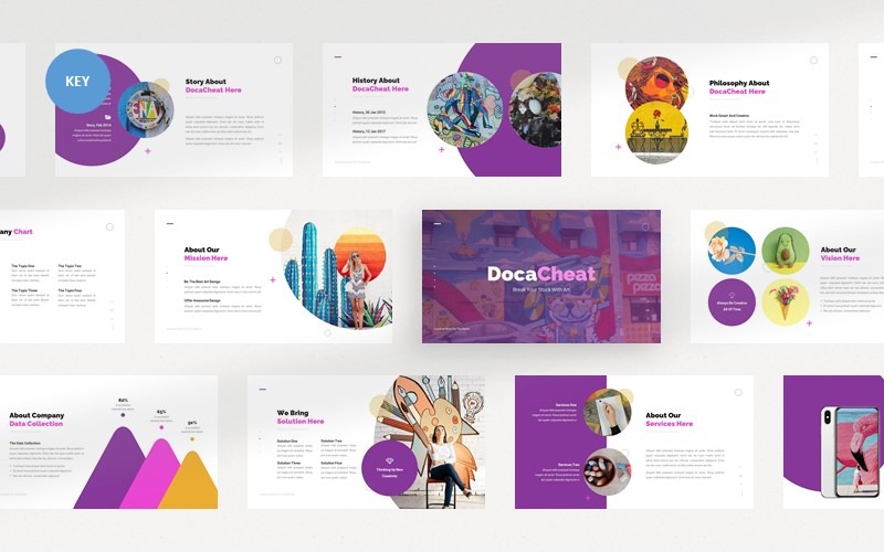 DocaCheat Creative Business - modelo de apresentação