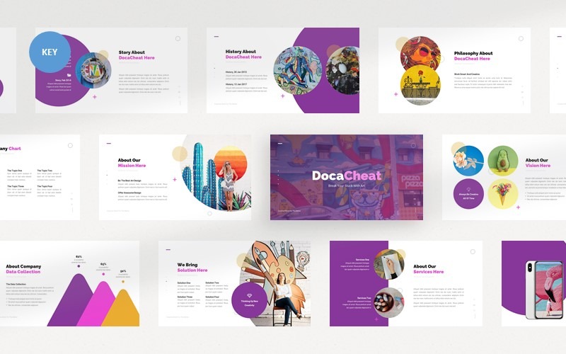 DocaCheat Creative Business - шаблон Keynote