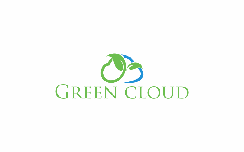 Download Шаблон логотипа "Green Cloud Logo Template" / Green Cloud Logo Template - Шаблон логотипа на тему графика green,background,cloud,sky,abstract,light,nature,white,design,blue,illustration,mist,vector,color,cloudy,graphic,beautiful,smog,grunge,clouds
