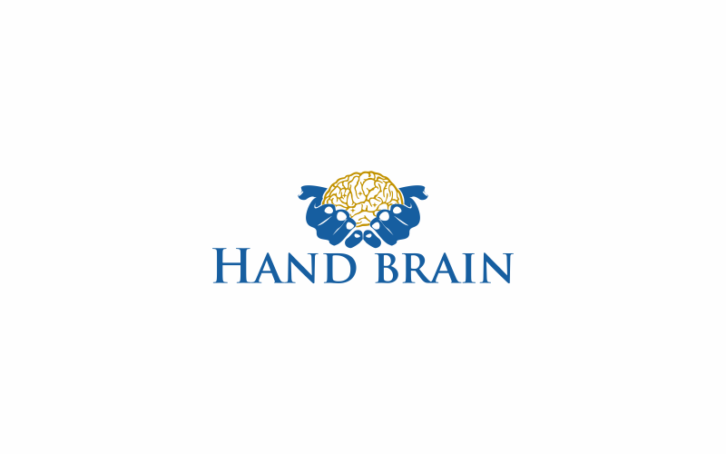Download Шаблон логотипа "Hand Brain Logo Template" / Hand Brain Logo Template - Шаблон логотипа на тему графика brain,concept,hand,science,business,abstract,idea,medical,medicine,health,digital,symbol,modern,memory,intellect,man,design,neurology,communication,illustration