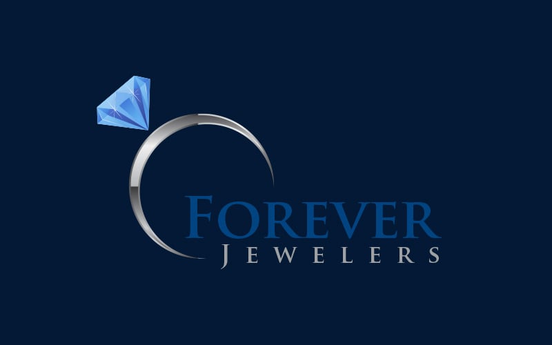 Forever Jewelry Logo Logo modello