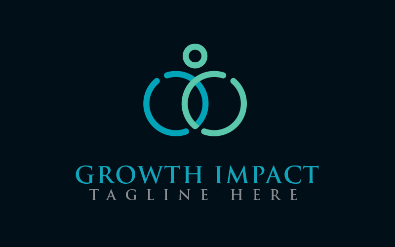 Download Шаблон логотипа "Growth Impact Logo Design Logo Template" / Growth Impact Logo Design Logo Template - Шаблон логотипа на тему графика logo design,logo template,logo,vector,corporate logo,brand,abstract,financial,accounting,architecture,law,bank,consulting,education,human resource,industrial,insurance