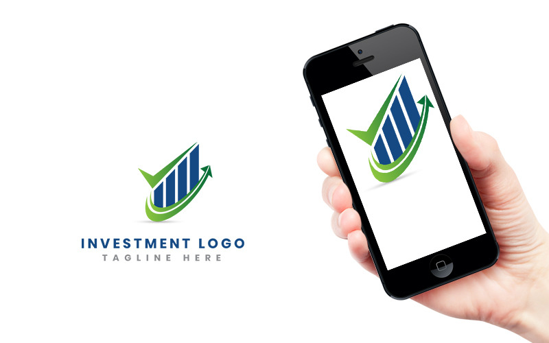 Investeringen Logo ontwerpsjabloon Logo