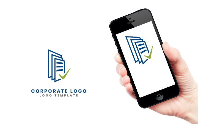 Корпоративный логотип шаблон логотипа