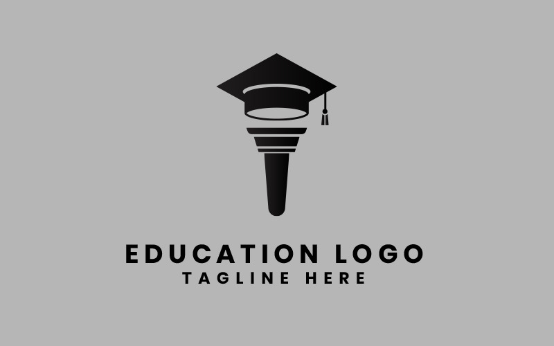 Освіта логотип шаблон оформлення логотипу