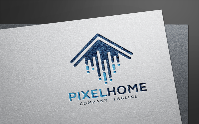 Download Шаблон логотипа "Pixel Home Real Estate Logo Template" / Pixel Home Real Estate Logo Template - Шаблон логотипа на тему графика agency,app,buying,community,construction,consulting,corporate,deal,design,development,find,home,house,housing,identity,inspection,look,pixel,real estate,renovation