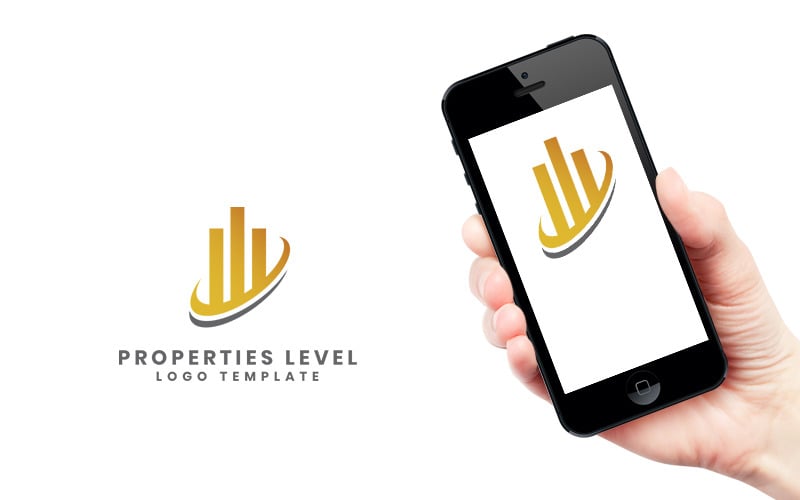 Download Шаблон логотипа "Properties and Consulting Logo" / Properties and Consulting Logo - Шаблон логотипа на тему графика logo design,logo template,logo,vector,corporate logo,brand,technology,app,business,abstract,financial,accounting,architecture,law,bank,consulting,education,human resource,industrial,insurance