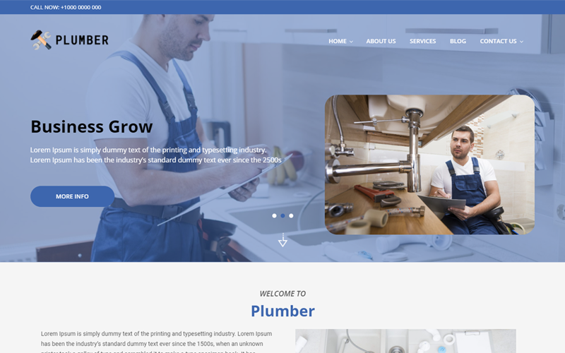 Plumber WordPress Theme
