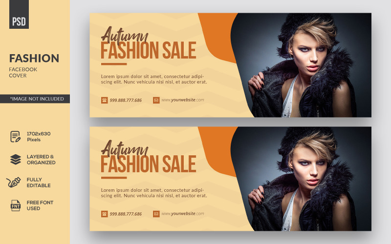 Download Шаблон для соцсетей "Autumn Fashion Facebook Cover" / Autumn Fashion Facebook Cover - Шаблон для соцсетей на тему графика facebook,store,banner,shopping,sale,seasons,friday,fashion,template,social,fb,timeline,cover,graphic,marketing,advertising,promotion,business