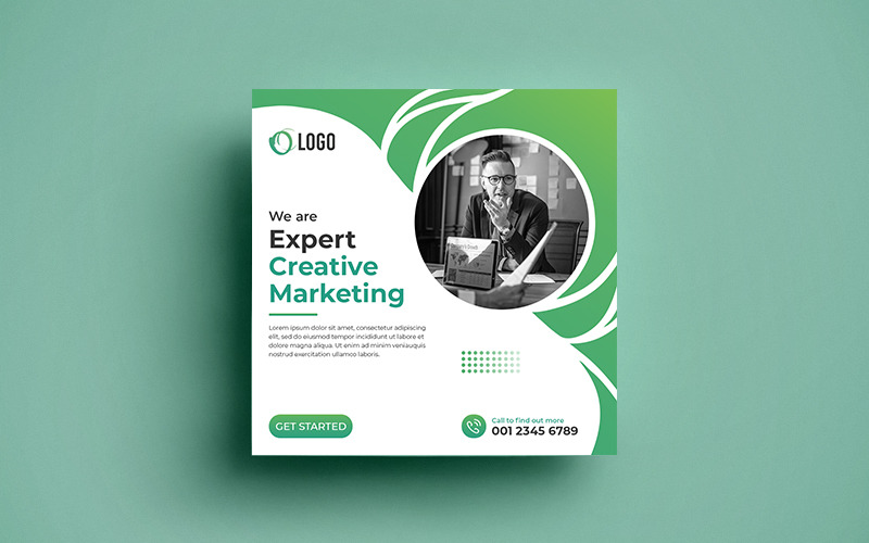 Download Шаблон для соцсетей "Corporate Business Social Media Banner Post Template." / Corporate Business Social Media Banner Post Template. - Шаблон для соцсетей на тему графика advertise,banner,business social media post,commercial,corporate banner,corporate social media post,digital marketing,instagram post,marketing,poster,social media post,twitter social media po