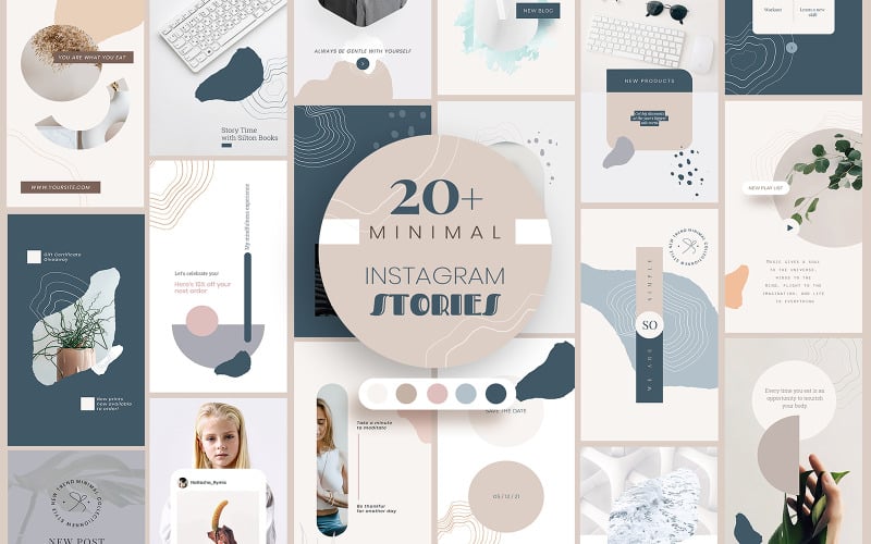 Download Шаблон для соцсетей "Instagram Stories Social Media Template" / Instagram Stories Social Media Template - Шаблон для соцсетей на тему графика instagram,stories,template,promotions,promotion,business,blog,magazine,online,shopping,insta,templates,creative,modern,story
