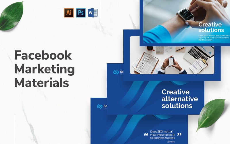 SEO Agency Facebook Cover and Post