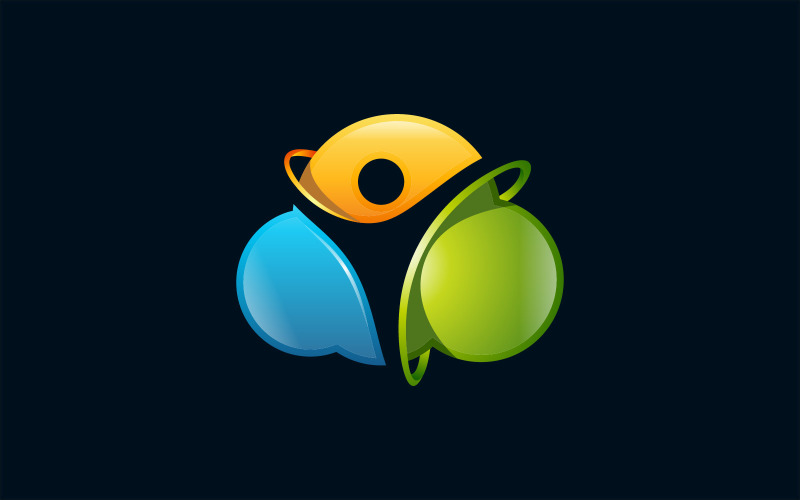 Download Шаблон логотипа "Human Cloud Vector Logo Design Logo Template" / Human Cloud Vector Logo Design Logo Template - Шаблон логотипа на тему графика human,concept,cloud,design,symbol,vector,icon,illustration,logo,element,creative,technology,abstract,idea,template,network,graphic,education,data,shape