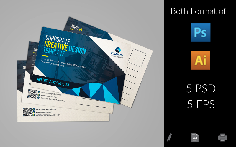 Download Фирменный стиль "Post Card" / Post Card - Фирменный стиль на тему графика 6x4,ad,advert,advertisement,agent,business,business postcard,company,construction,consulting,corporate,creative,design,flyer,housing,illustrator post card,invite post card,post card,post card