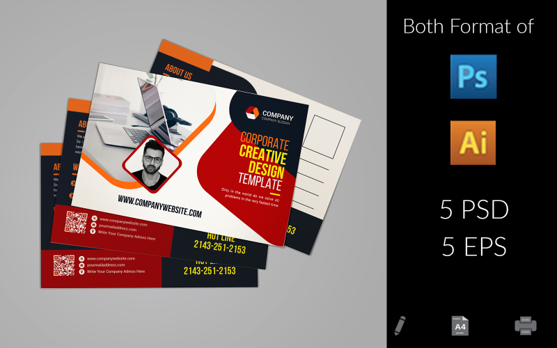 Download Фирменный стиль "Post Card" / Post Card - Фирменный стиль на тему графика 6x4,ad,advert,advertisement,agent,business,business postcard,company,construction,consulting,corporate,creative,design,flyer,housing,illustrator post card,invite post card,post card,post card