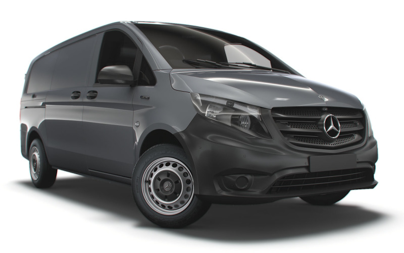 Mercedes Benz E Vito L2 Elektro 2020 3D Modell