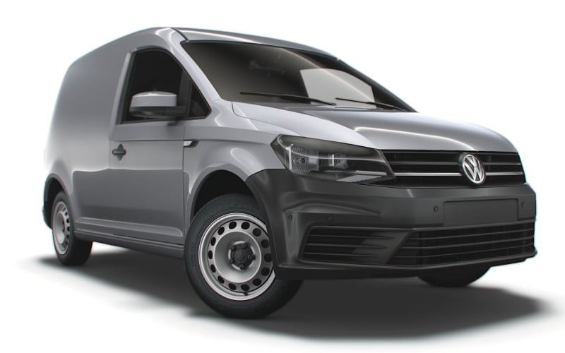 Volkswagen Caddy UK-spec Startline 2020 3D Model