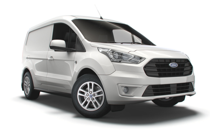 Ford Transit Connect Limited UK Spezifikation SWB 2020 3D-Modell