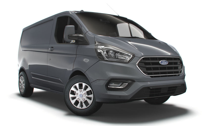 Ford Transit Custom L1H1 Limited UK spec na rok 2020 Model 3D