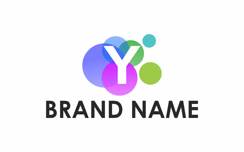 Letter Y Circle Logo Template